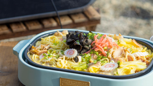 火を使わない簡単おいしいキャンプ飯5ーー焼き豚骨ラーメン