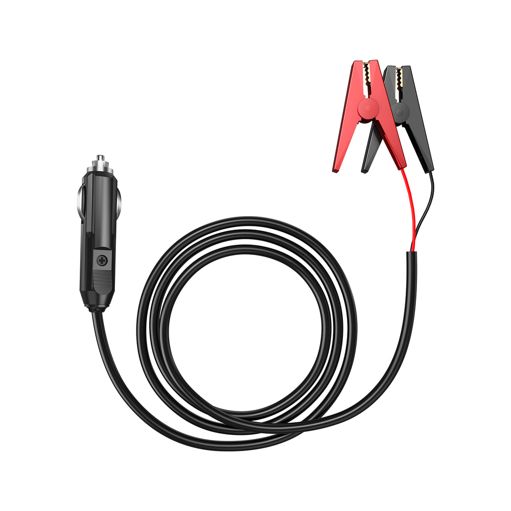 ガソリン車の 12V/10A 鉛蓄電池専用充電ケーブル