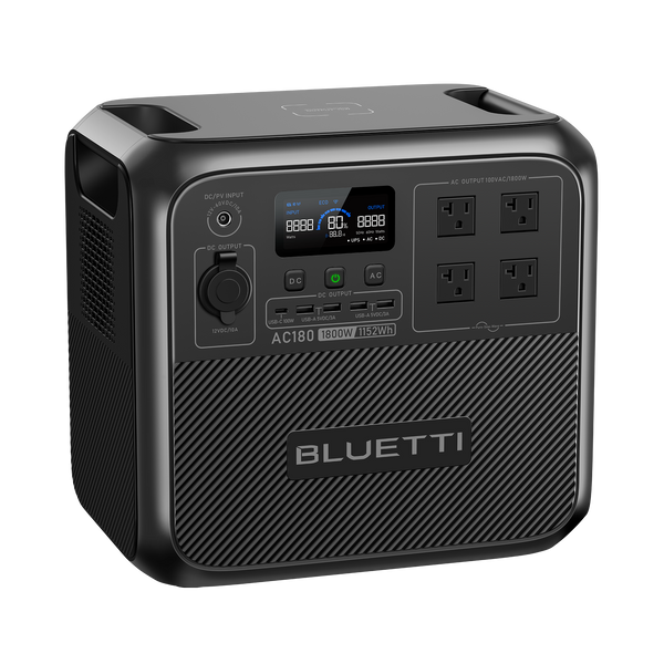 BLUETTI ポータブル電源 AC180 大容量| 防災グッズ 非常用電源 車中泊 BLUETTI ポータブル電源 AC180 大容量| 防災グッズ 非常用電源 車中泊