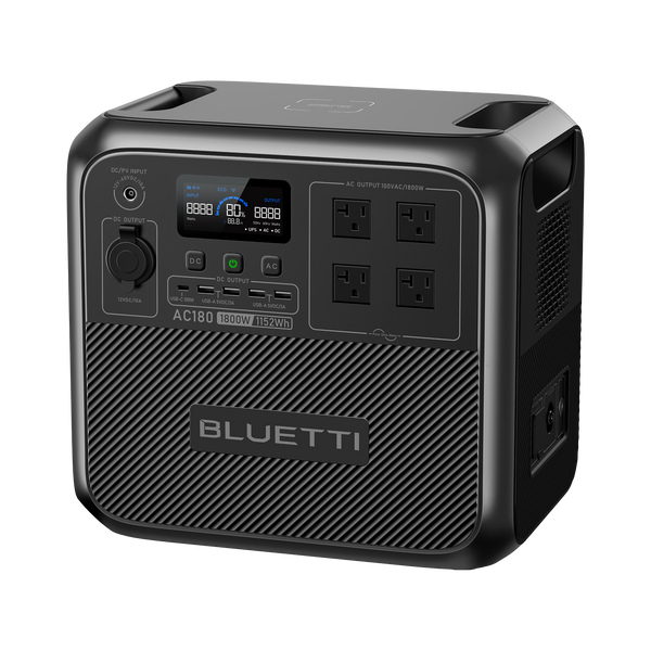 BLUETTI ポータブル電源 AC180 大容量| 防災グッズ 非常用電源 車中泊 BLUETTI ポータブル電源 AC180 大容量| 防災グッズ 非常用電源 車中泊
