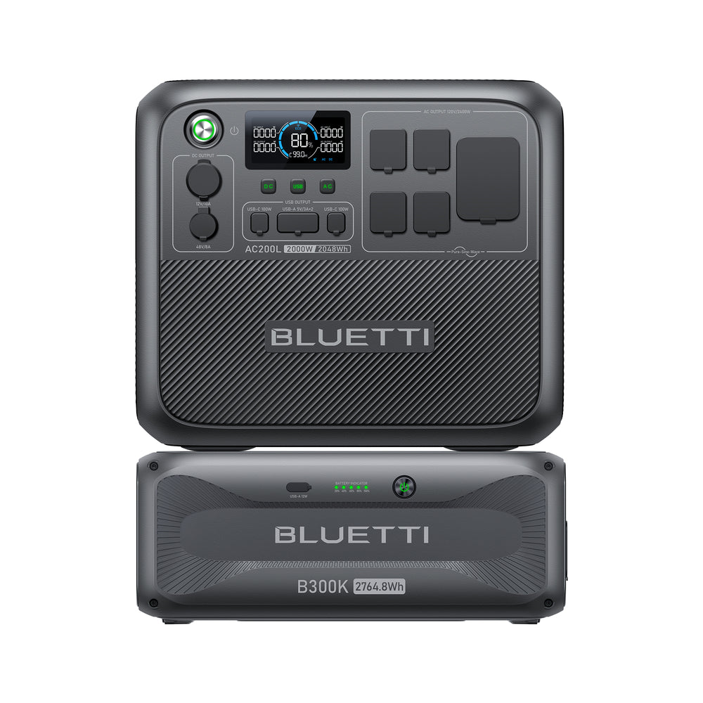 BLUETTI ポータブル電源 AC200L+ソーラーパネル |2048Wh、2000W