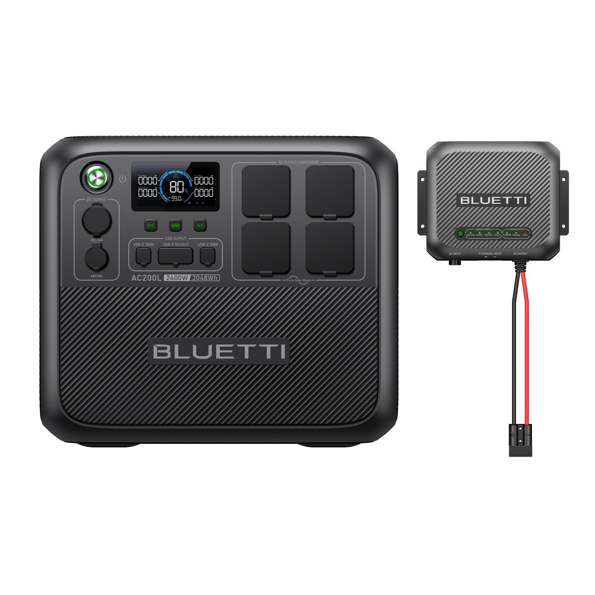 BLUETTI AC200L大容量ポータブル電源 | 防災推奨・車中泊・キャンプ |2048Wh、2000W