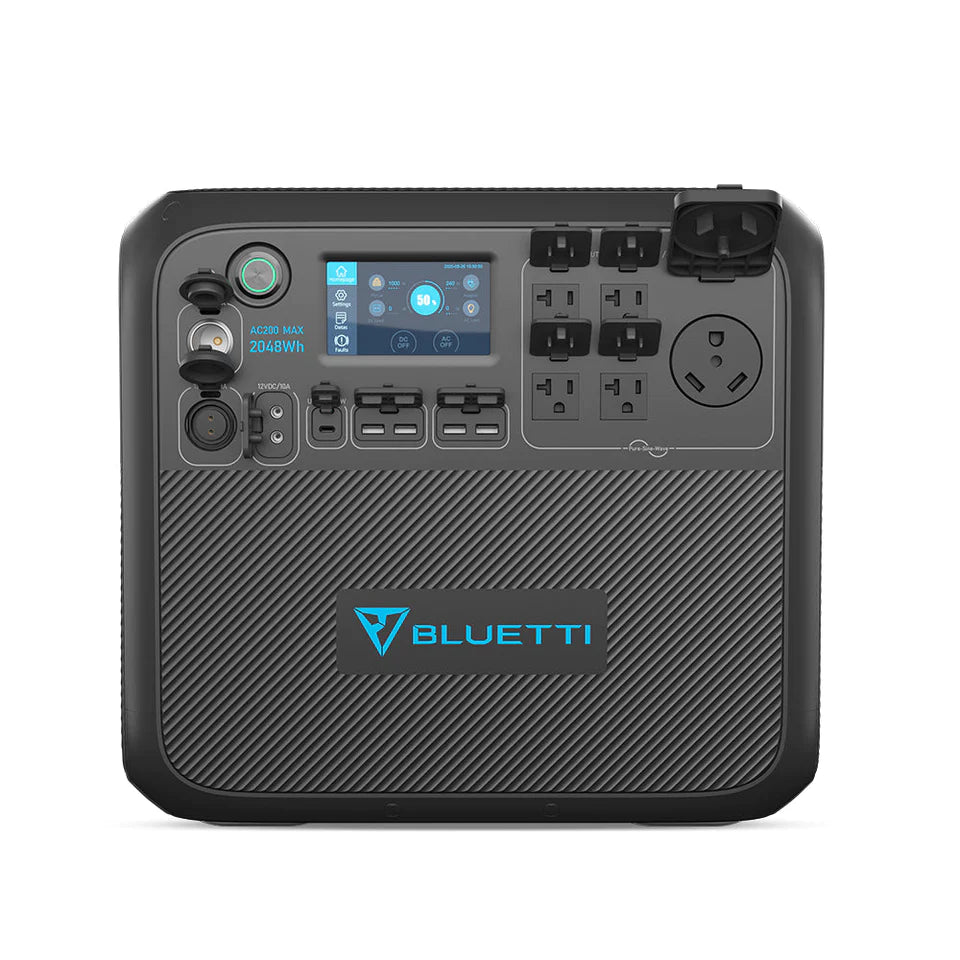 【終売】BLUETTI AC200MAX 大容量ポータブル電源 | 防災推奨・車中泊・キャンプ |2048Wh、2200W