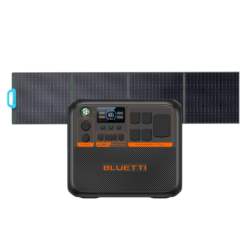 BLUETTI AC200PL 大容量ポータブル電源 | 防災推奨・車中泊・キャンプ|2304Wh、2000W