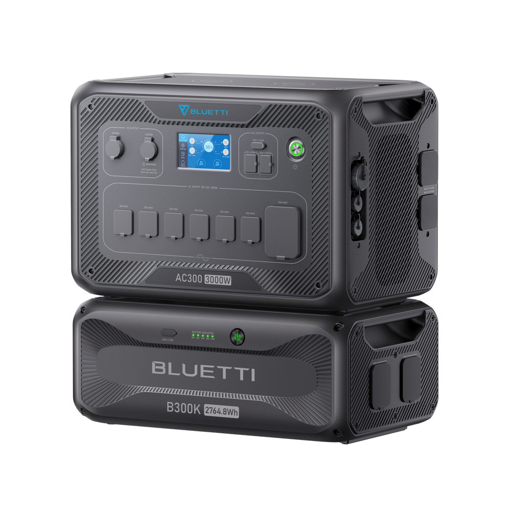 BLUETTI AC300+B300K 家庭用バックアップ電源 | 防災推奨・非常用電源 |2764Wh、3000W
