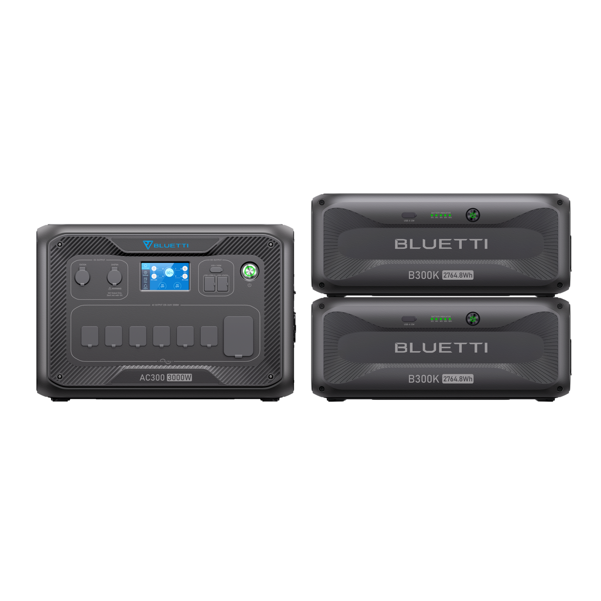 BLUETTI AC300+B300K 家庭用バックアップ電源  | 防災推奨・非常用電源 |2764Wh、3000W