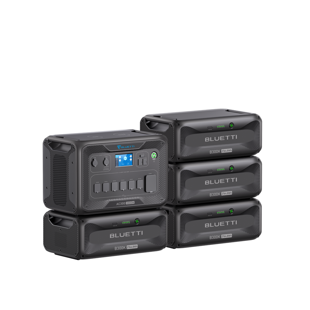 BLUETTI AC300+B300K 家庭用バックアップ電源 | 防災推奨・非常用電源 |2764Wh、3000W