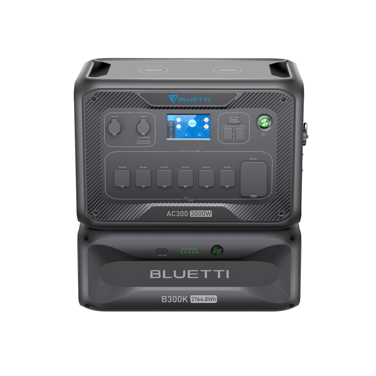 BLUETTI AC300+B300K 家庭用バックアップ電源  | 防災推奨・非常用電源 |2764Wh、3000W