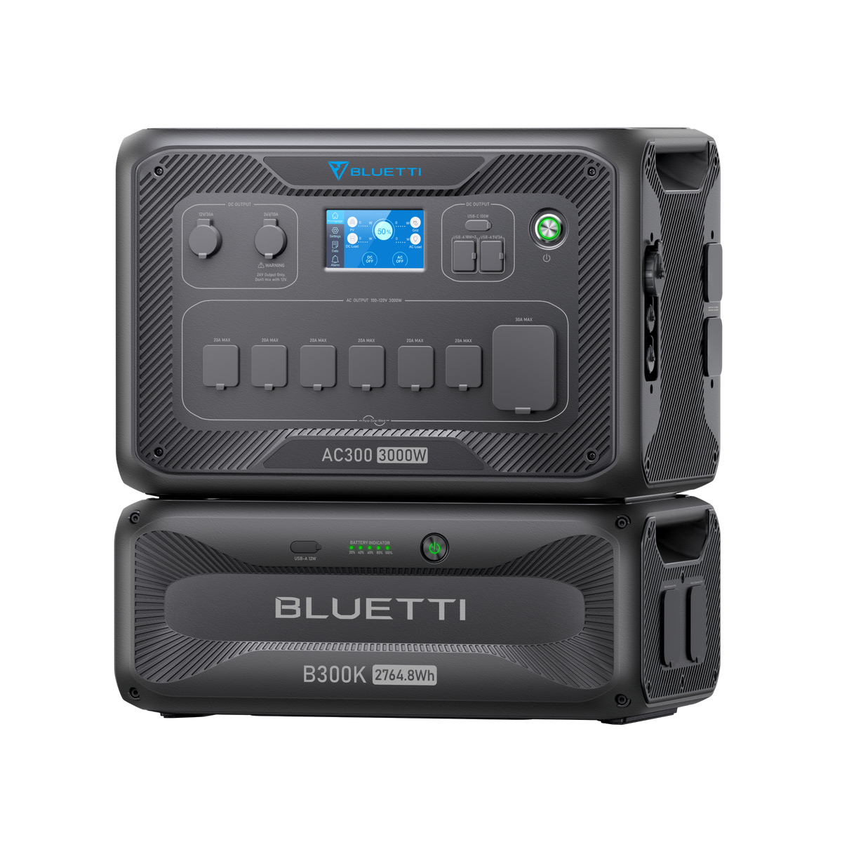 BLUETTI AC300+B300K 家庭用バックアップ電源  | 防災推奨・非常用電源 |2764Wh、3000W