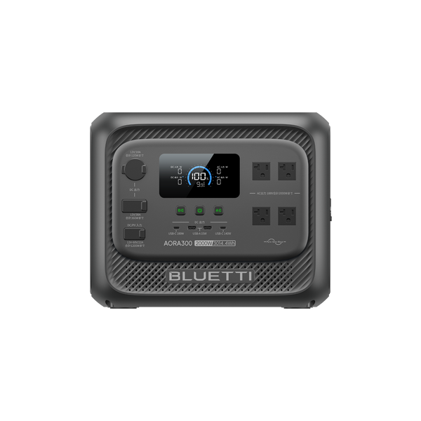 BLUETTI AORA 300 ポータブル電源 新品未使用品 BLUETTI AORA 300 大容量ポータブル電源｜容量3,014.4Wh・出力2,000W