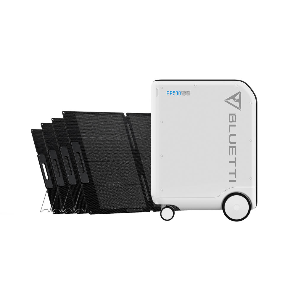 【終売】BLUETTI EP500 家庭用バックアップ可搬型電源 |防災推奨・非常用電源 |5120Wh、2000W