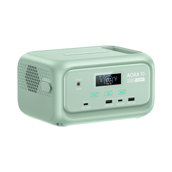 BLUETTI AORA 10 ミニ ポータブル電源|128Wh・200W AC出力 ブルーティ BLUETTI AORA 10 ミニ ポータブル電源|128Wh・200W AC出力 ブルーティ