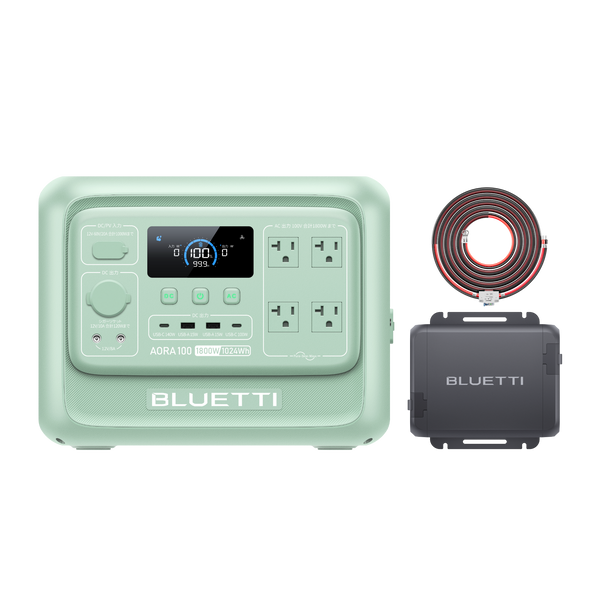 [定価6.7万円]BLUETTI AORA100 ポータブル電源 aora100v2-sale-page-green-