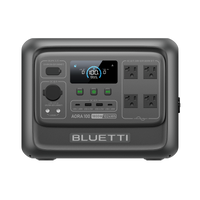 BLUETTI AORA 100 V2 大容量ポータブル電源 | 防災推奨・車中泊・キャンプ |1024Wh、1800W | グレー