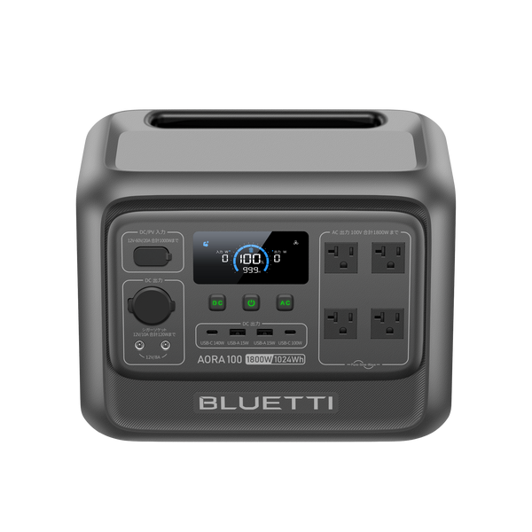 BLUETTI ポータブル電源 AORA 100 aora100v2-sale-page-grey-