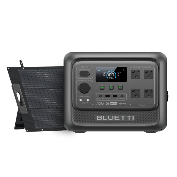 BLUETTI ポータブル電源　AORA100 1152wh BLUETTI ポータブル電源 AORA 100 V2 +200W ソーラーパネル