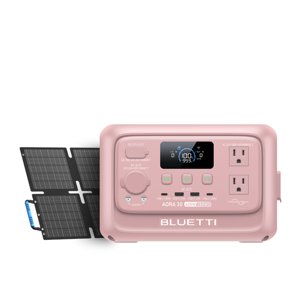 ペールピンク | BLUETTI ポータブル電源 AORA 30 V2 +60W