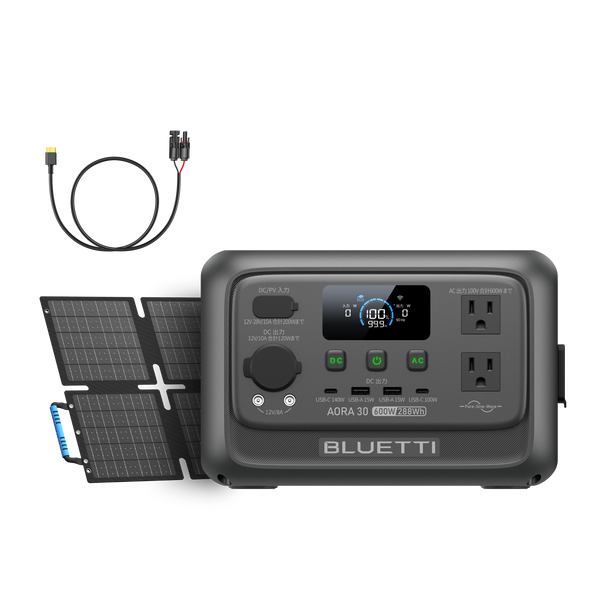 BLUETTI ポータブル電源 AORA 30 V2 Amazon.co.jp: BLUETTI AORA 30 V2 ポータブル電源 と 60W