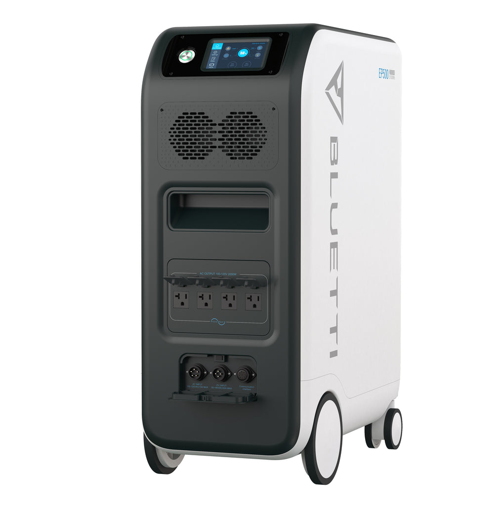 【終売】BLUETTI EP500 家庭用バックアップ可搬型電源 |防災推奨・非常用電源 |5120Wh、2000W