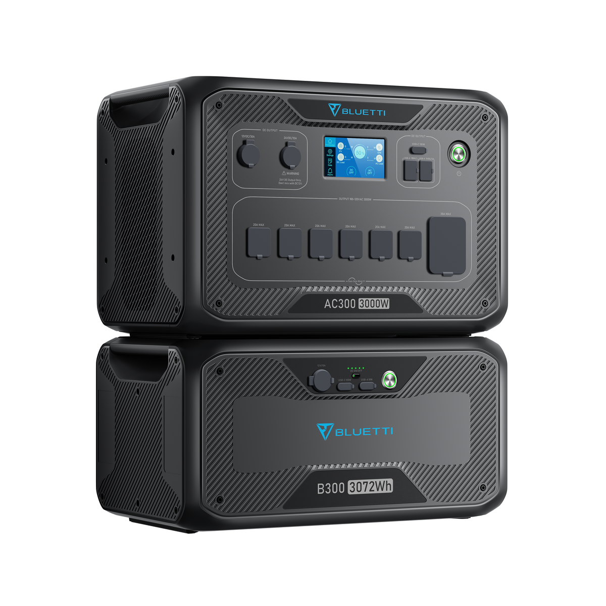 【終売】BLUETTI AC300+B300 家庭用バックアップ電源  | 防災推奨・非常用電源 |3072Wh、3000W