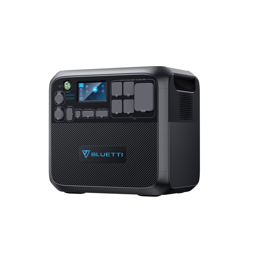 【終売】BLUETTI AC200MAX 大容量ポータブル電源 | 防災推奨・車中泊・キャンプ |2048Wh、2200W