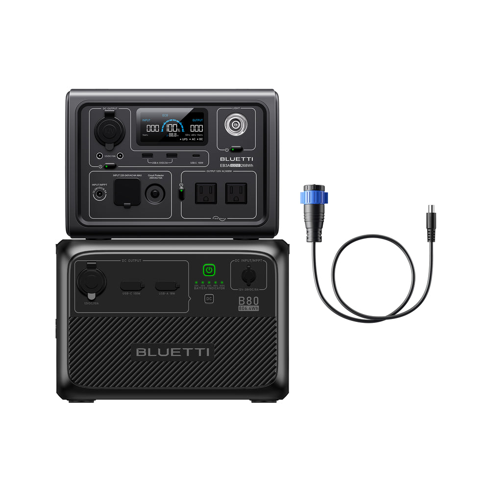 BLUETTI EB3A 小型ポータブル電源 | 小型軽量・防災推奨 | 268Wh、600W