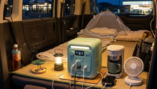 車中泊を快適にする秘訣！夏の暑さを乗り切る家電活用術