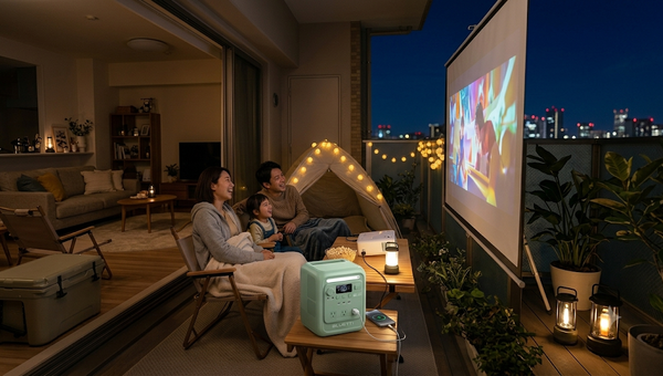 リビングのテレビを消して外へ？夜に楽しむ「おうちキャンプ」と節電エンタメ