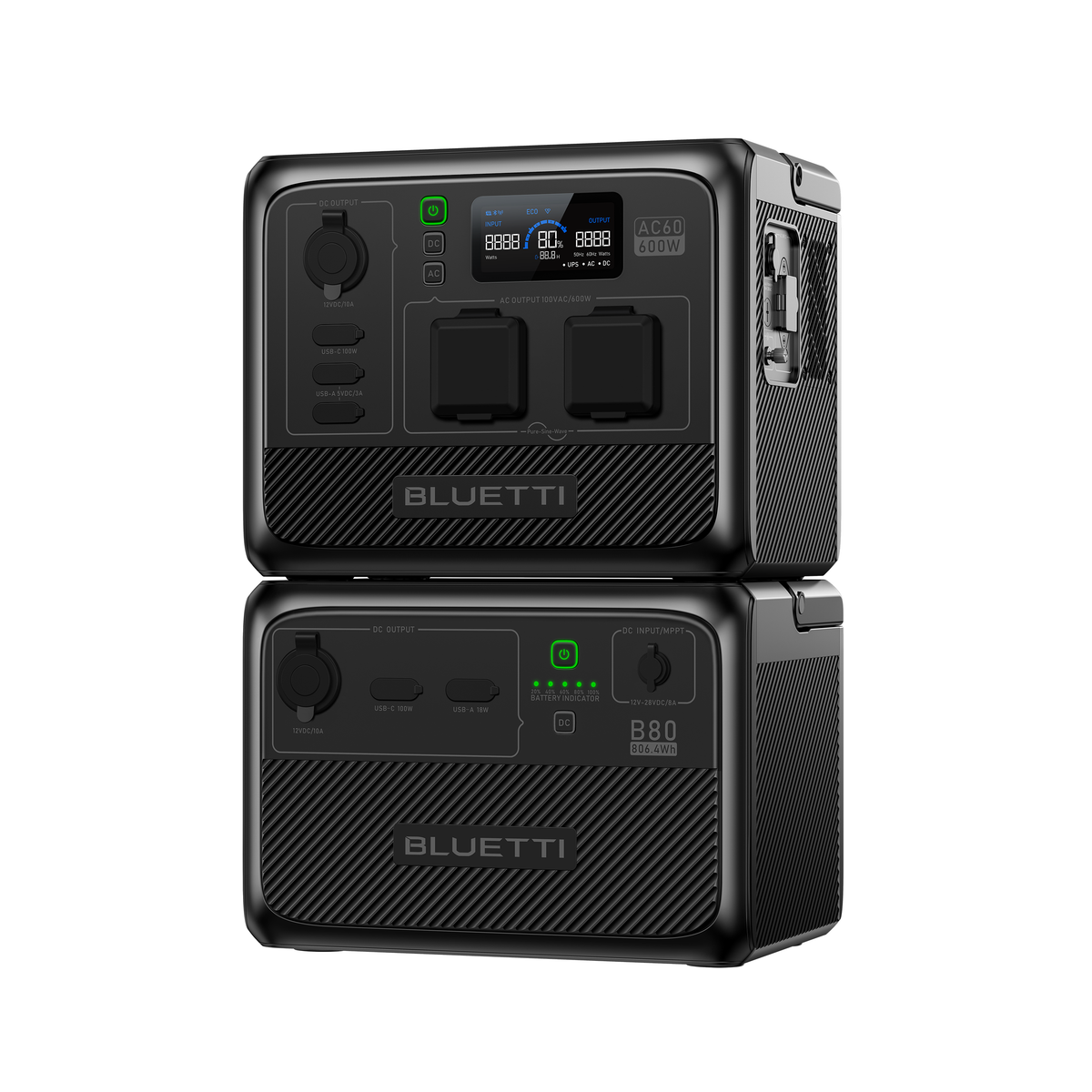 BLUETTI AC60容量ポータブル電源+PV200Dセット