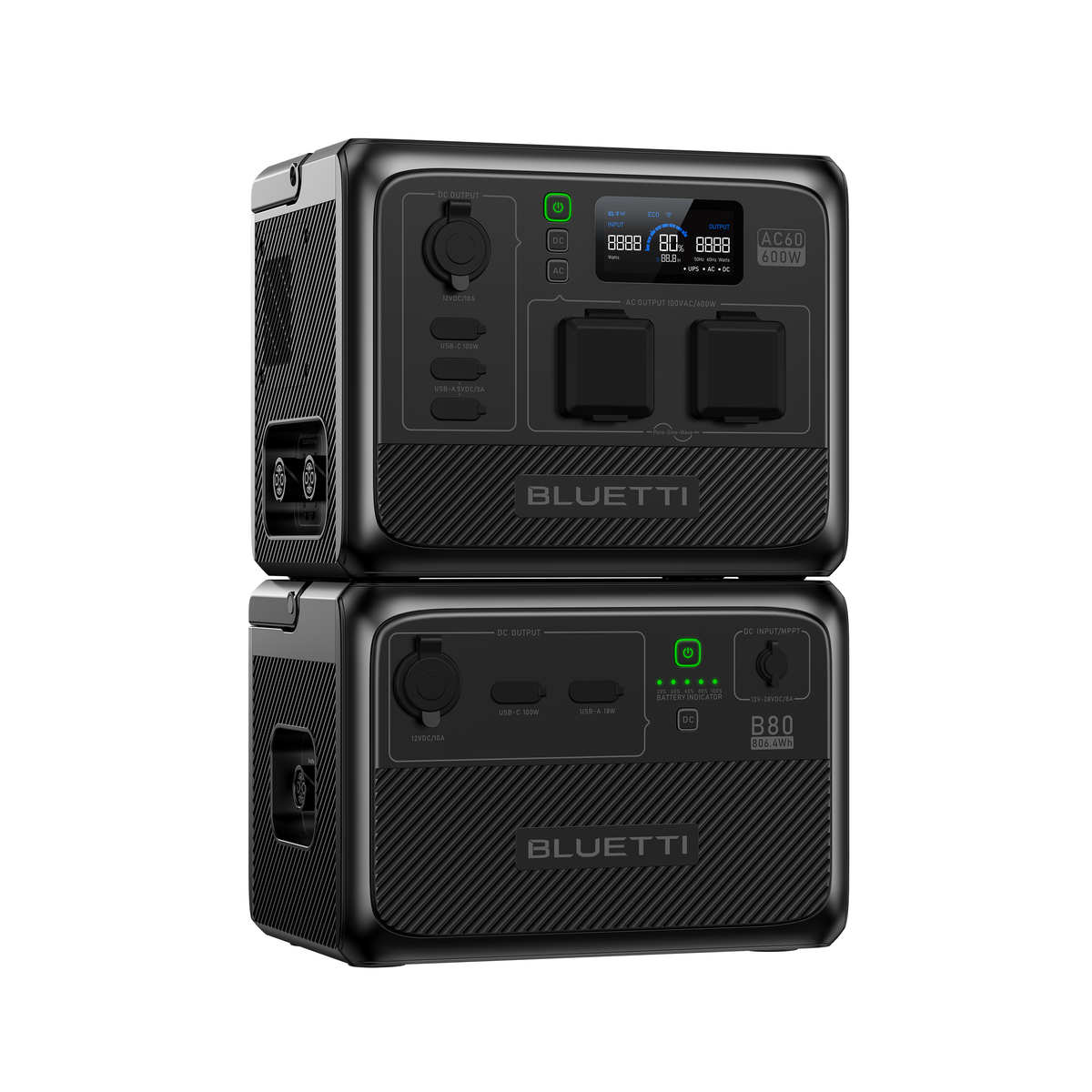 【終売】BLUETTI AC60 小型ポータブル電源 | 防水・防塵モデル | 403Wh、600W