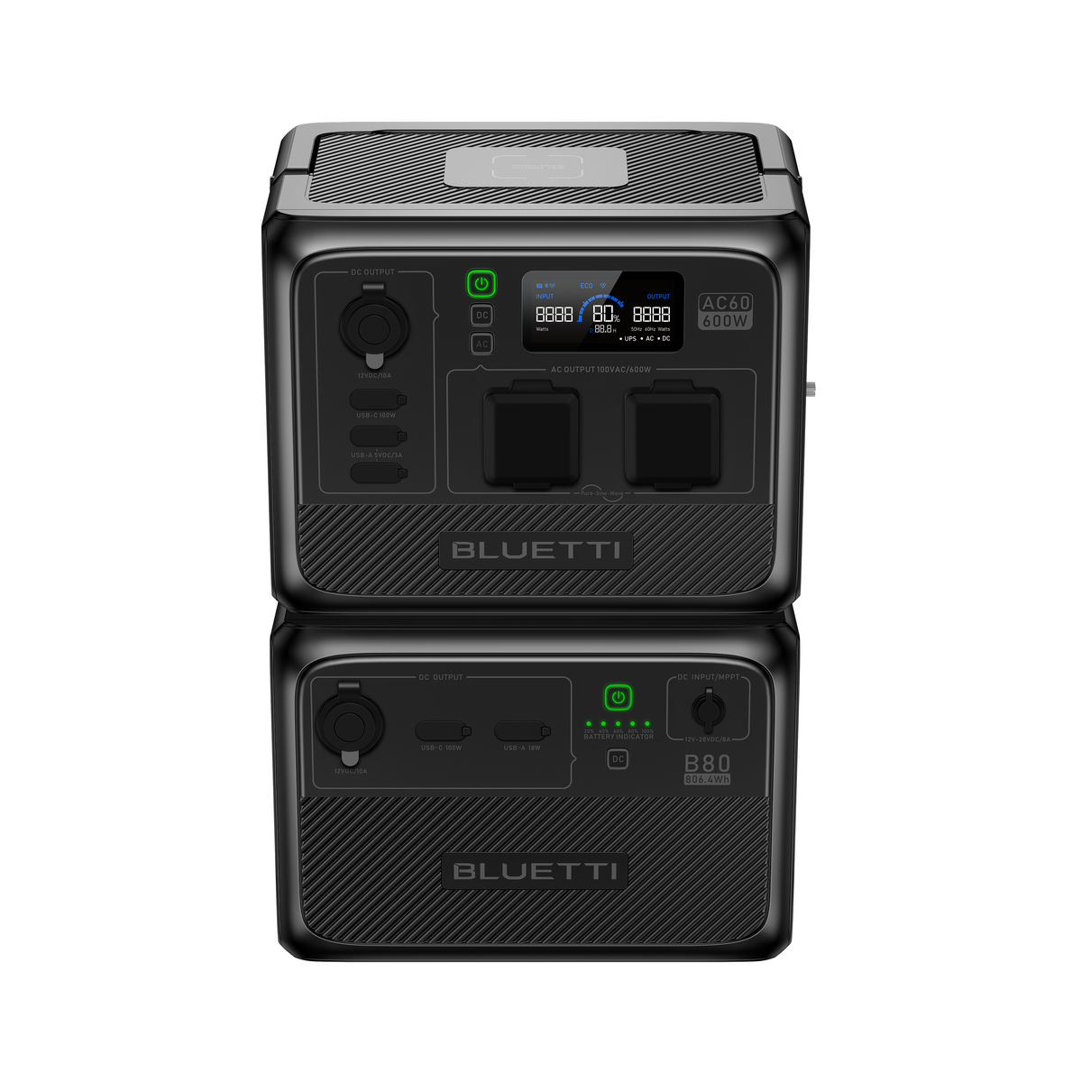 BLUETTI AC60容量ポータブル電源+PV200Dセット