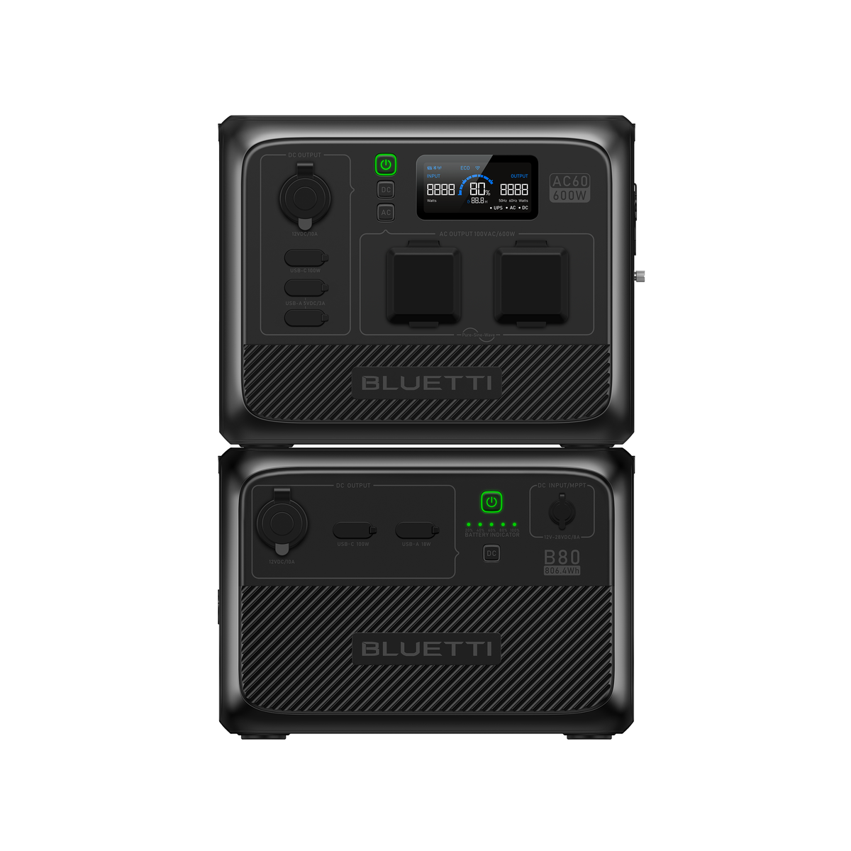 BLUETTI AC60容量ポータブル電源+PV200Dセット