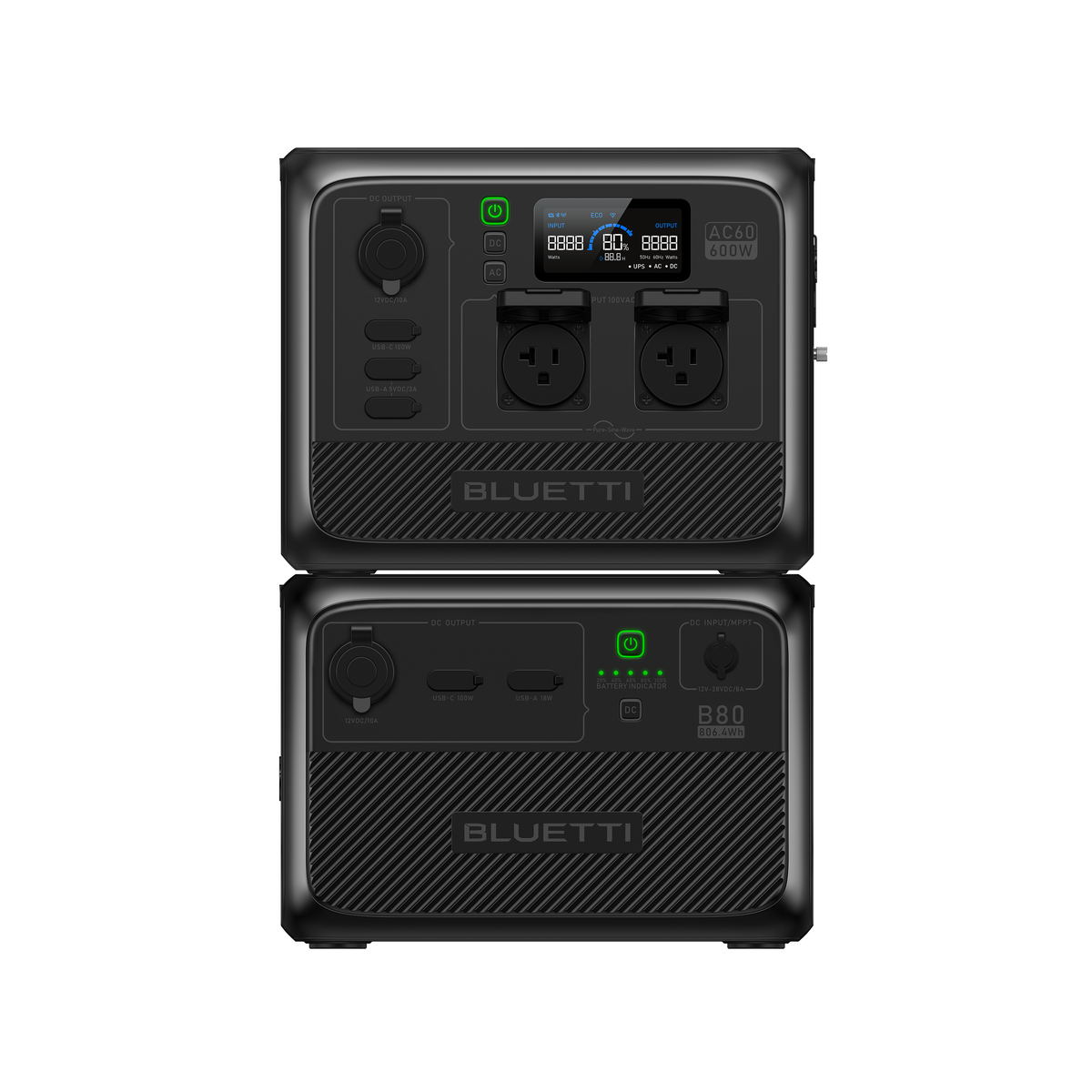 BLUETTI AC60容量ポータブル電源+PV200Dセット