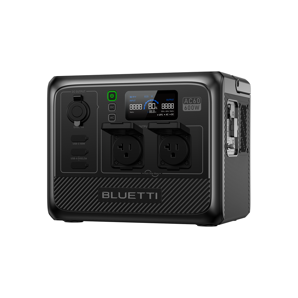 BLUETTI AC60容量ポータブル電源+PV200Dセット