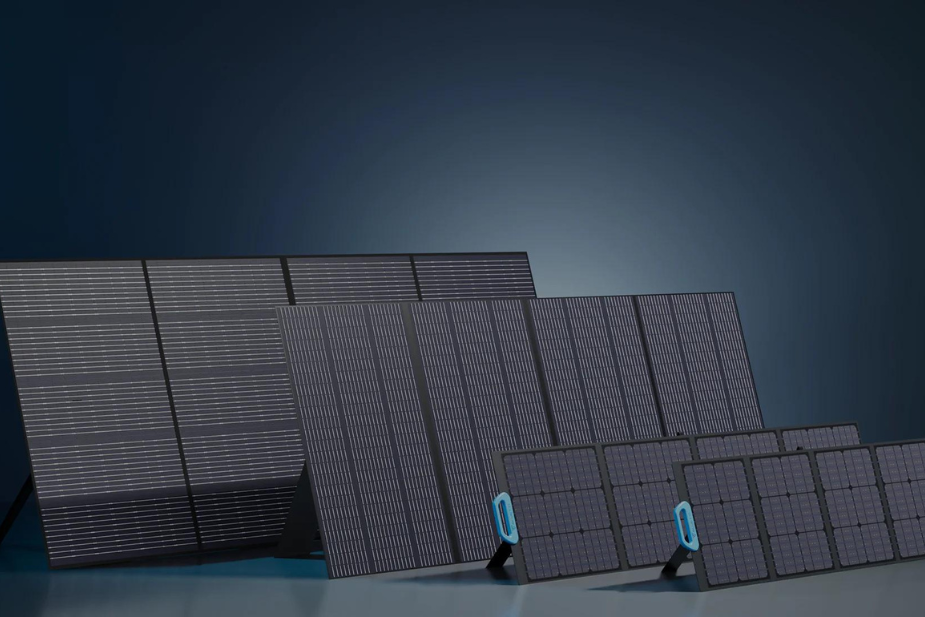 BLUETTIの3種類のソーラーパネル製品