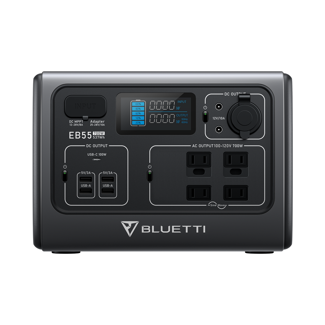 BLUETTI ポータブル電源 EB55 | 車中泊 防災グッズ キャンプ道具 停電