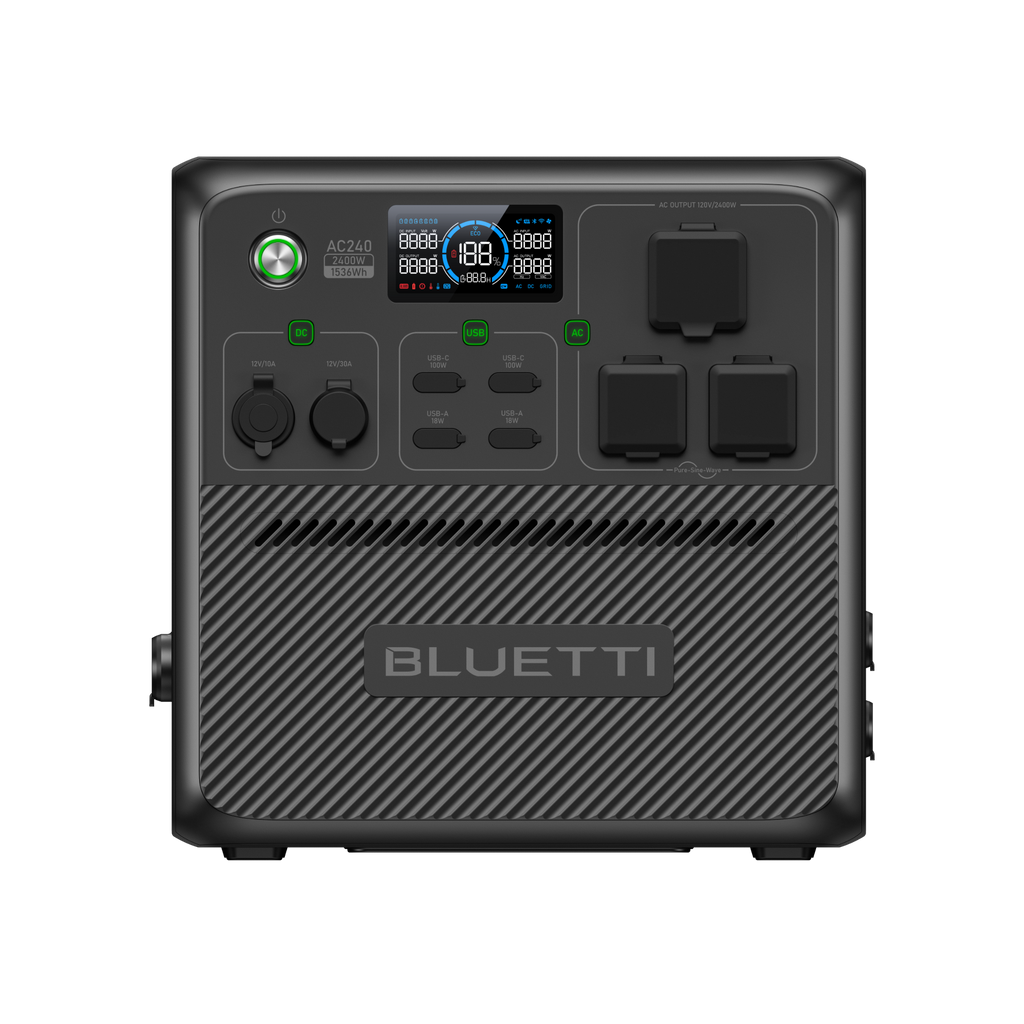【取り置き】BLUETTI ポータブル電源 AC240 【定価179800円】 Amazon.co.jp: BLUETTI ポータブル電源 AC240 大容量1536Wh 2000W高