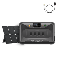 BLUETTI 大容量ポータブル電源 Apex 300+220Wソーラーパネル+ソーラーパネル充電ケーブル
