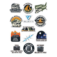 BLUETTIブローチとシール