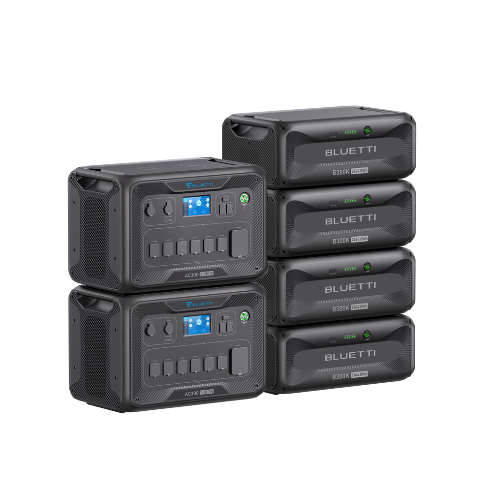 BLUETTI AC300+B300K 家庭用バックアップ電源  | 防災推奨・非常用電源 |2764Wh、3000W