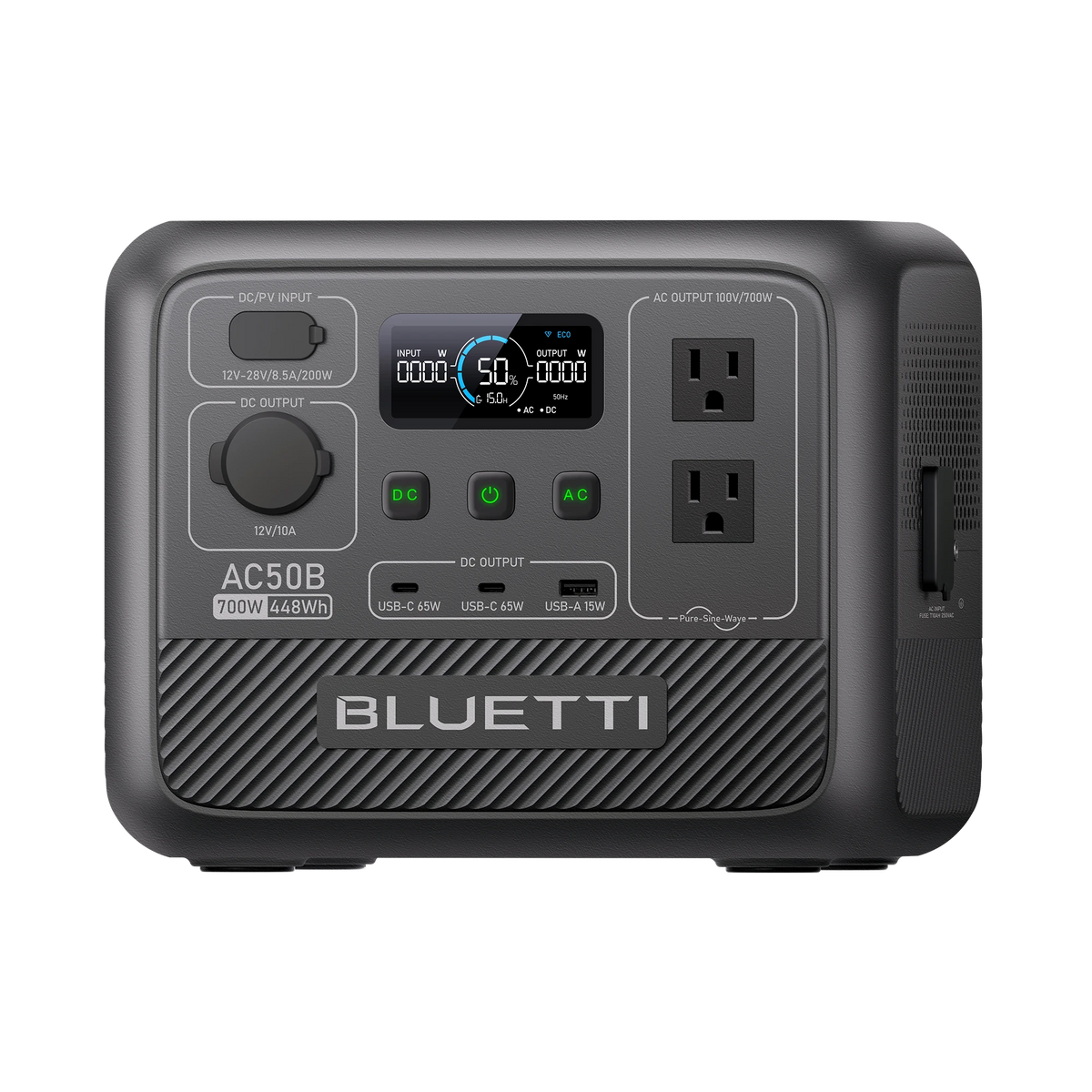 BLUETTI AC50B 小型ポータブル電源 | 防災推奨・車中泊・キャンプ |448Wh、700W