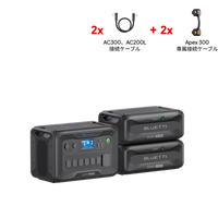 BLUETTI AC300+B300K 家庭用バックアップ電源  | 防災推奨・非常用電源 |2764Wh、3000W