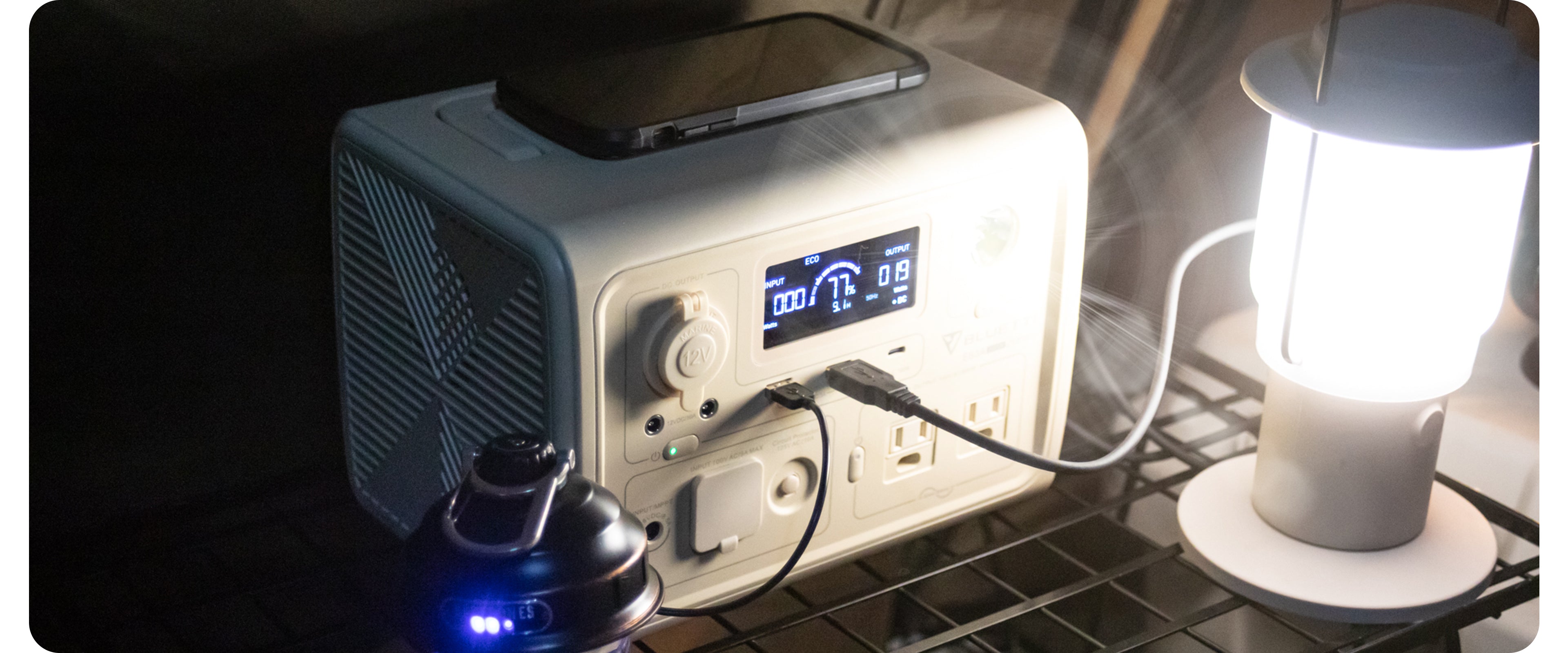 BLUETTI 小型ポータブル電源 EB3A |防災推奨 アウトドア キャンプ道具