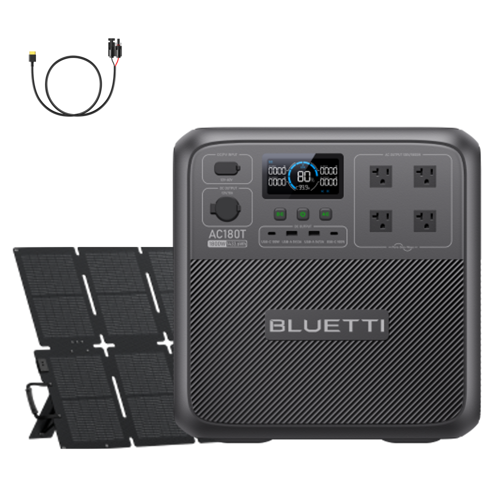BLUETTI AC180T 大容量ポータブル電源 |1433Wh、1800W