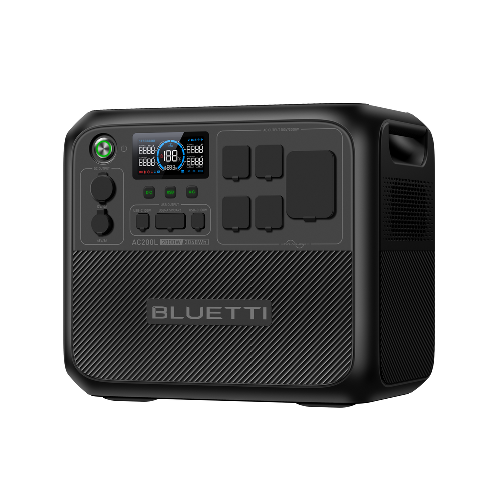 【終売】BLUETTI AC200L大容量ポータブル電源 | 防災推奨・車中泊・キャンプ |2048Wh、2000W
