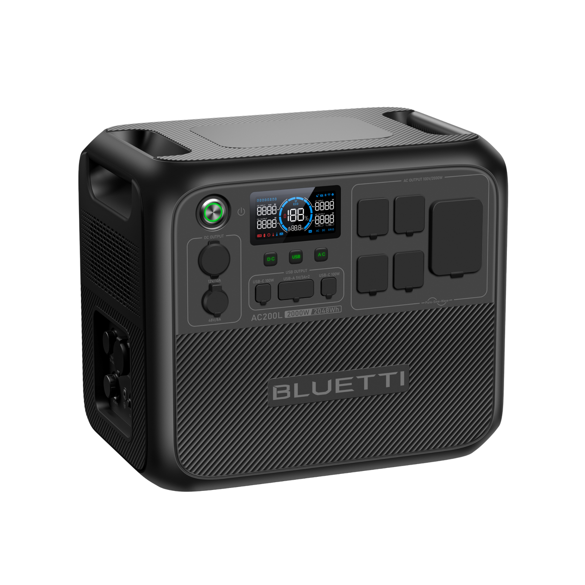 BLUETTI AC200L+ソーラーパネル |2048Wh、2000W