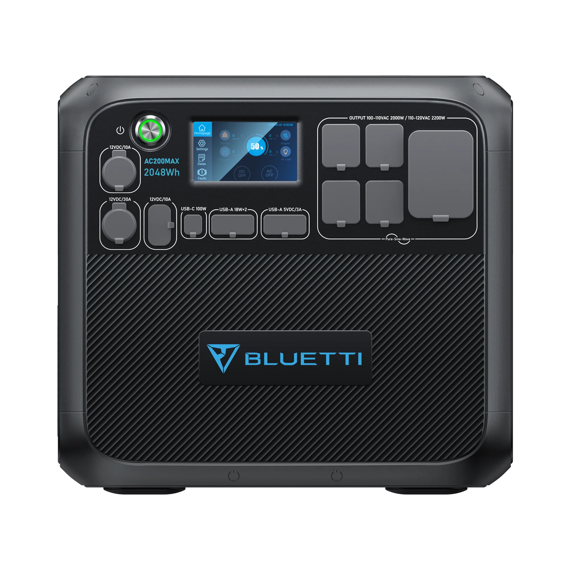 【ジャンク品】BLUETTI AC200MAX ポータブル電源 2048Wh BLUETTI ポータブル電源 AC200MAX 大容量| キャンプ アウトドア