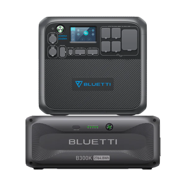 【終売】BLUETTI AC200MAX 大容量ポータブル電源 | 防災推奨・車中泊・キャンプ |2048Wh、2200W