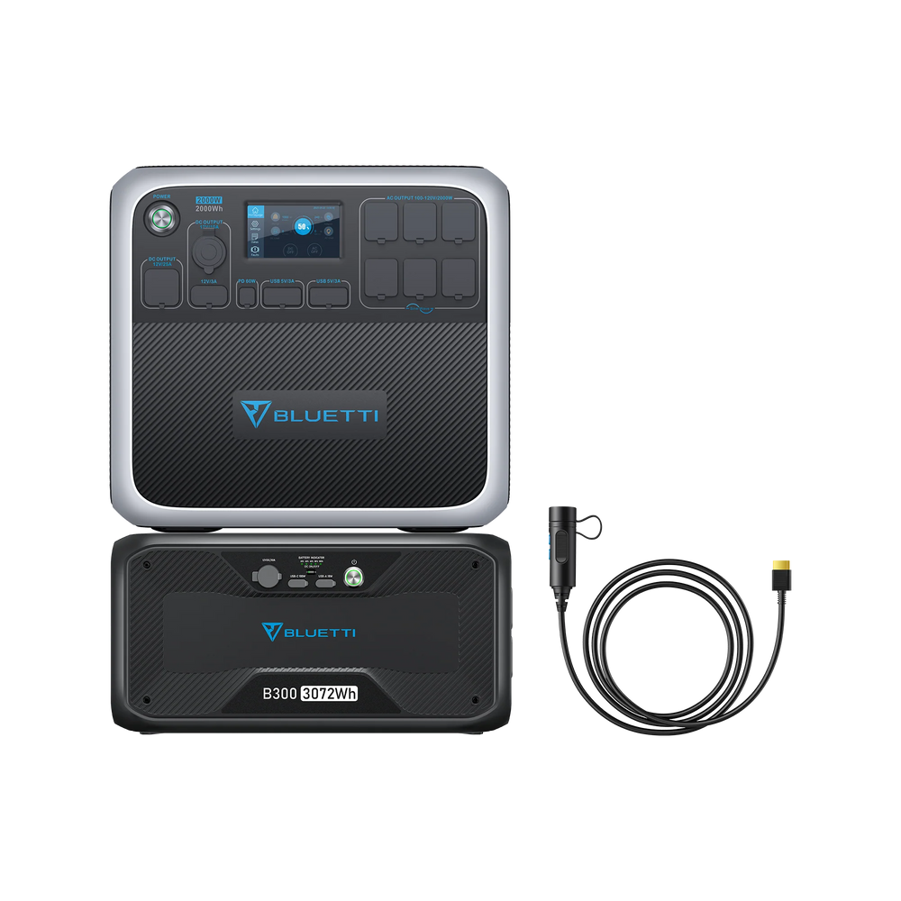 【終売】BLUETTI AC200P 大容量ポータブル電源|防災推奨・車中泊・キャンプ|2000Wh、2000W