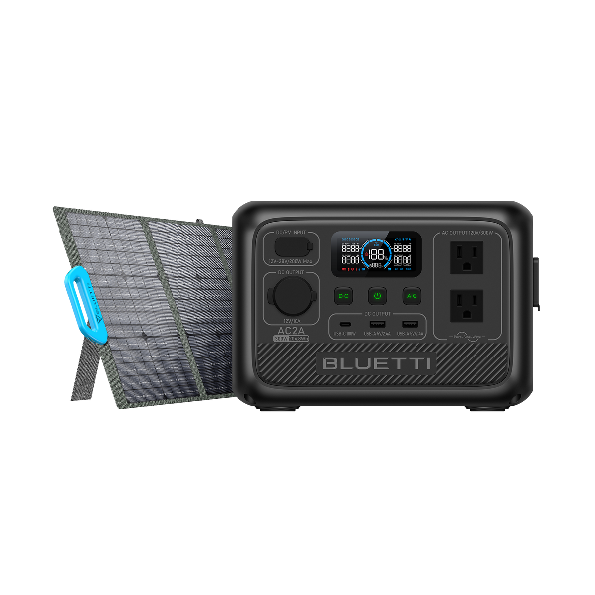 BLUETTI AC2A | 204Wh、300W